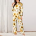 thumbnail image 3 of Bingfone Womens Pajama Sets Shiba Inu Dog And Sunflower Print,Long Sleeve Loungewear Pajamas Set-Xx-Large, 3 of 9
