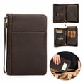 thumbnail image 2 of Cigar Humidor Case for 5-10 Cigars, Genuine Leather Travel Case with Spanish Cedar Wood, 72% Boveda Humidity Pack, Humidifier Pocket, Accessory Pockets & Phone Pocket, Versatile Gift for Men, 2 of 9