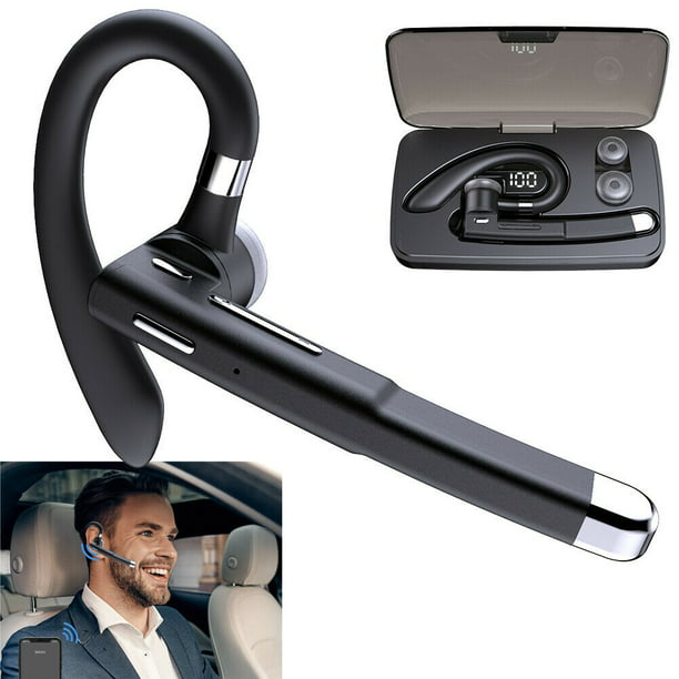 spyd kontrollere kompleksitet Bluetooth Headset V4.2 With Charging Case, Hands-Free Bluetooth Earpiece  Cell Phones, 2 HD Microphones Wireless Earpieces Business/Driving/Office,  Compatible with iPhone/Samsung/Android - Walmart.com