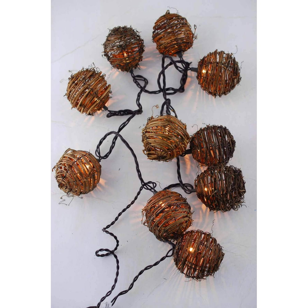 Grapevine String Lights 6Ft 10Ct Warm White Lighted Length 6 Ft Total