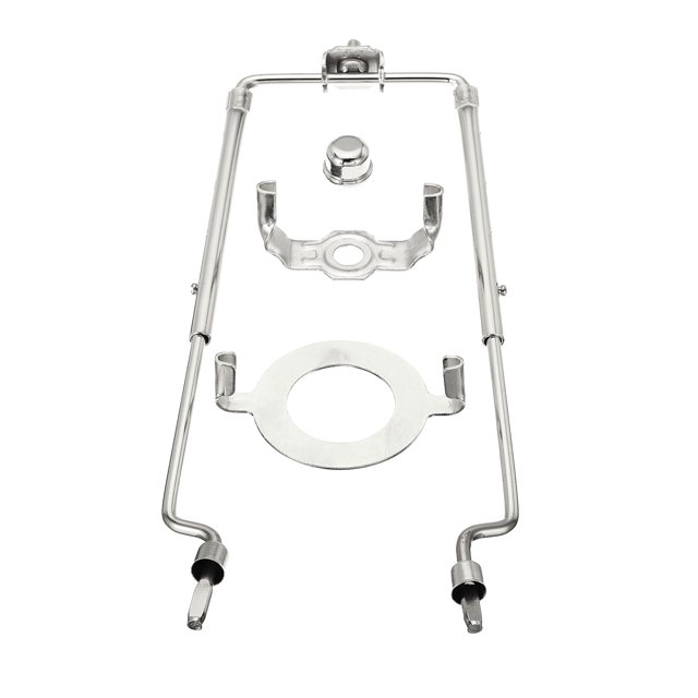 Uxcell 8 9 10 11 Pouces Kit de Lampe avec Embout, 1 Ensemble Support de Lampe Réglable avec Base Lumineuse 3/8 IP E26, Argent