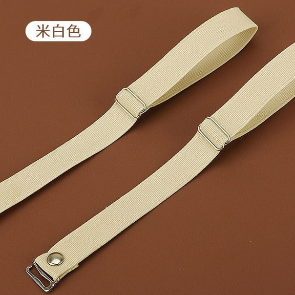 High Heel Shoe Strap Extenders Anti Slip Elastic Ankle Straps for High Heels Black and Beige 2