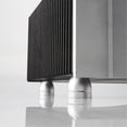 thumbnail image 2 of Hifi 4pcs 33x30mm Ball With M8 Screw Shock Absorbing Pad Feet Stands For Speakers Amplifier Silver Banmo, 2 of 5