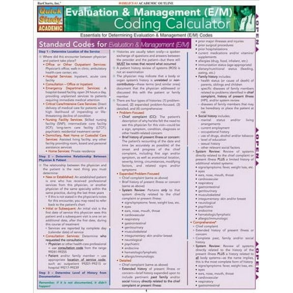 Evaluation & Management (E/M)Coding Calculator (Other)
