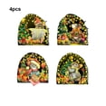 thumbnail image 3 of Naiovety 4 pegatinas impermeables para pared con orificio de luz nocturna, materiales de PVC fáciles de despegar y pegar Kits de decoración para fiestas, 3 of 6