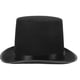 thumbnail image 4 of Sombrero de mago Sombreros de Lincoln Sombrero de copa Sombrero de mago Fiesta de disfraces Accesorio (Negro), 4 of 7