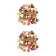 thumbnail image 2 of Qarigey 100 piezas de botones de mixtos coloridos agujeros forma de cuenco flor suministros para el hogar botón para coser 15mm 2piezas, 2 of 6