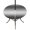 White Black, variant on Round Outdoor Tablecloth with Umbrella Hole and Zipper, Red Duck Green Ombre Tablecloth with Elastic Waterproof, Contemporary Abstract Gradient Patio Table Covers for 36" - 44" Picnic Pool Tables