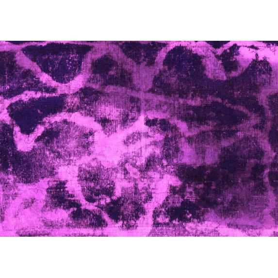 Ahgly Company Indoor Rectangle Abstract Pink Modern Area Rugs, 7' x 10'