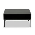 thumbnail image 6 of Baxton Studio Haben Modern Wood and Metal Square Coffee Table, Black, 6 of 11