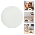 Axio Shallow Ceramic Cat Dish Feeding Bowl Food Water Dish Non Spill