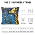 thumbnail image 5 of Nawypu  Cute Cartoon Animals Giraffe Elephant Monkey Lion Throw Pillow Case Cover,Inspirational Saying Decorations for Home Kids Room Nursery Playroom,Gifts for Kids Toddlers Teens, 5 of 5