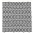 thumbnail image 3 of Ambesonne Vintage Shower Curtain, Classical Art Nouveau Print, 69"Wx75"L, Charcoal Grey, 3 of 3