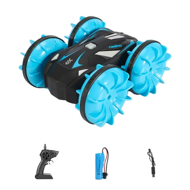 Coche De Control Remoto 4Wd 2.4 Ghz Anfibio Rc Stunt Car Con Control Remoto De 30 M Regalos Para Autos Todoterreno Eigraketly EL018098-01
