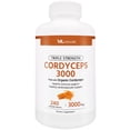 thumbnail image 1 of ML Naturals Triple Strength Cordyceps 3000 Made with Organic Cordyceps, 240 Vegetable Capsules. Healthy Immune Support & Cardiovascular Support. Non-GMO, 1 of 4
