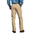 Genuine Dickies Men's Regular Fit Straight Leg Flat Front Pant