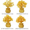 thumbnail image 4 of Bewildely Decoración de de árbol de dinero de cristal, reemplazo de simulación de estilo chino portátil, regalo de decoración de ornamento Decoración del hogar 14x13cm, 4 of 6