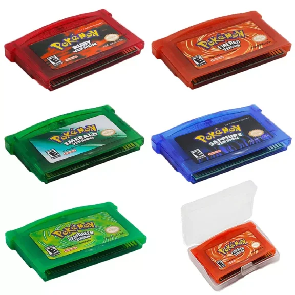 Set of 5 Adventure Game Cartridges | Compatible with 32-Bit Handheld Systems