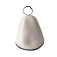 thumbnail image 3 of Sombrero de fieltro, artesanía fina, sombrero de fieltro para baño, lavable a mano, transpirable, versátil, para sauna, protección para la cabeza para blanco y negro, 3 of 8