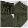thumbnail image 6 of Lightweight Cargo Shorts for Men Relaxed fit Elastic Waist Athletic Shorts Stretchy Summer Casual Shorts with Pockets, XL, 6 of 8