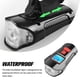 thumbnail image 5 of Eigraketly 300LM USB recargable bicicletas computadora linterna manillar velocímetro regulable cabeza luz seguridad ciclismo fuerte brillo Ciclismo Rojo Eigraketly OD027422-02, 5 of 6