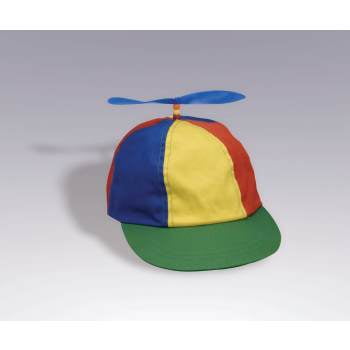 Propeller Beanie Multi-colored Hat Halloween Costume Accessory