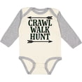 thumbnail image 3 of Inktastic Bow Hunting Crawl Walk Hunt Boys or Girls Long Sleeve Baby Bodysuit, 3 of 5