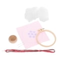 thumbnail image 3 of KAKOWELY small sewing tool 1 Set Of Compact Needle Cushion With Embroidery Kit Beginners Wear-Resistant Pin Holder For Sewing Convenient Sewing Accessory2.17"X2.17"X1.57", 3 of 5