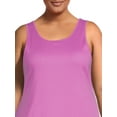 thumbnail image 4 of Terra & Sky Women's Plus Size Ribbed Midi Tank Dress, 4 of 5
