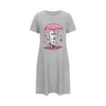 thumbnail image 5 of Somuwie Clearance Large size short Halloween women's nightdress with chest print round neck short sleeves short nightdress, 5 of 5