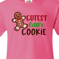 thumbnail image 4 of Inktastic Cutest Little Cookie Cute Christmas Gingerbread Man Youth T-Shirt, 4 of 5