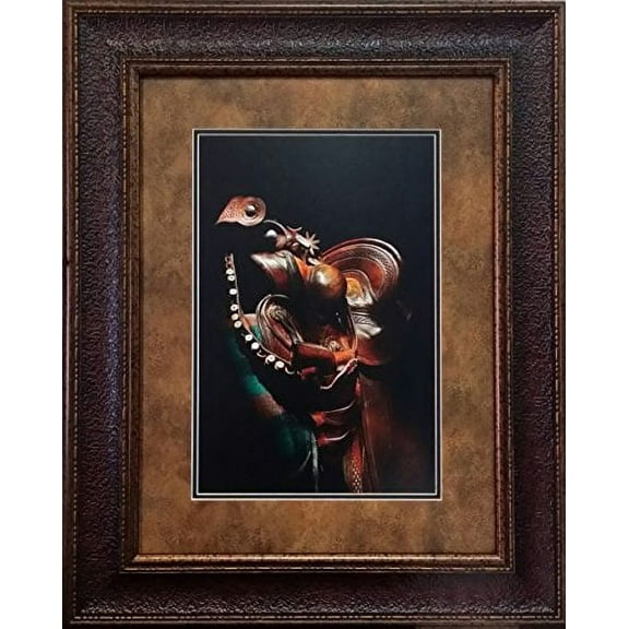 Art of The West | Framed Rustic & Western Art in Double Mat | 25L X 31W" Inches
