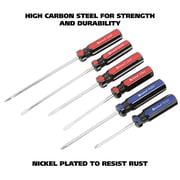 GreatNeck AA Series Screwdriver Set with Tray, 6 Pieces