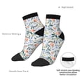 thumbnail image 6 of Naloa Watercolor Wildflowers 1 Ankle Socks for Women Non Slip Socks No Show Socks Classic Low Cut Casual Socks Casual Socks, 6 of 7