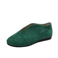 thumbnail image 2 of Work Shoes Women, Slip On Flats Shoes for Women Comfortable Faux Suede Round Toe V Cut Casual Ballet Flats Soft Loafers Nurse Walking Shoes Lightweight Breathable Boat Shoes for Office Work, 2 of 6