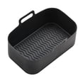 thumbnail image 1 of Rectangle Airfryer Cesta Freadores Aire Insertar Plato Freidora Silicona Reutilización Antiadherente Reutilizable para Accesorios Sartén A Airfryers, 1 of 9