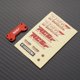 thumbnail image 5 of Bewildely RCGOFFLOW-poste de carcasa Invisible de aleación de aluminio, montaje de carcasa invisible para 1/24 Rc, montaje de carcasa Axial Kits de construcción modelo Rojo, 5 of 6