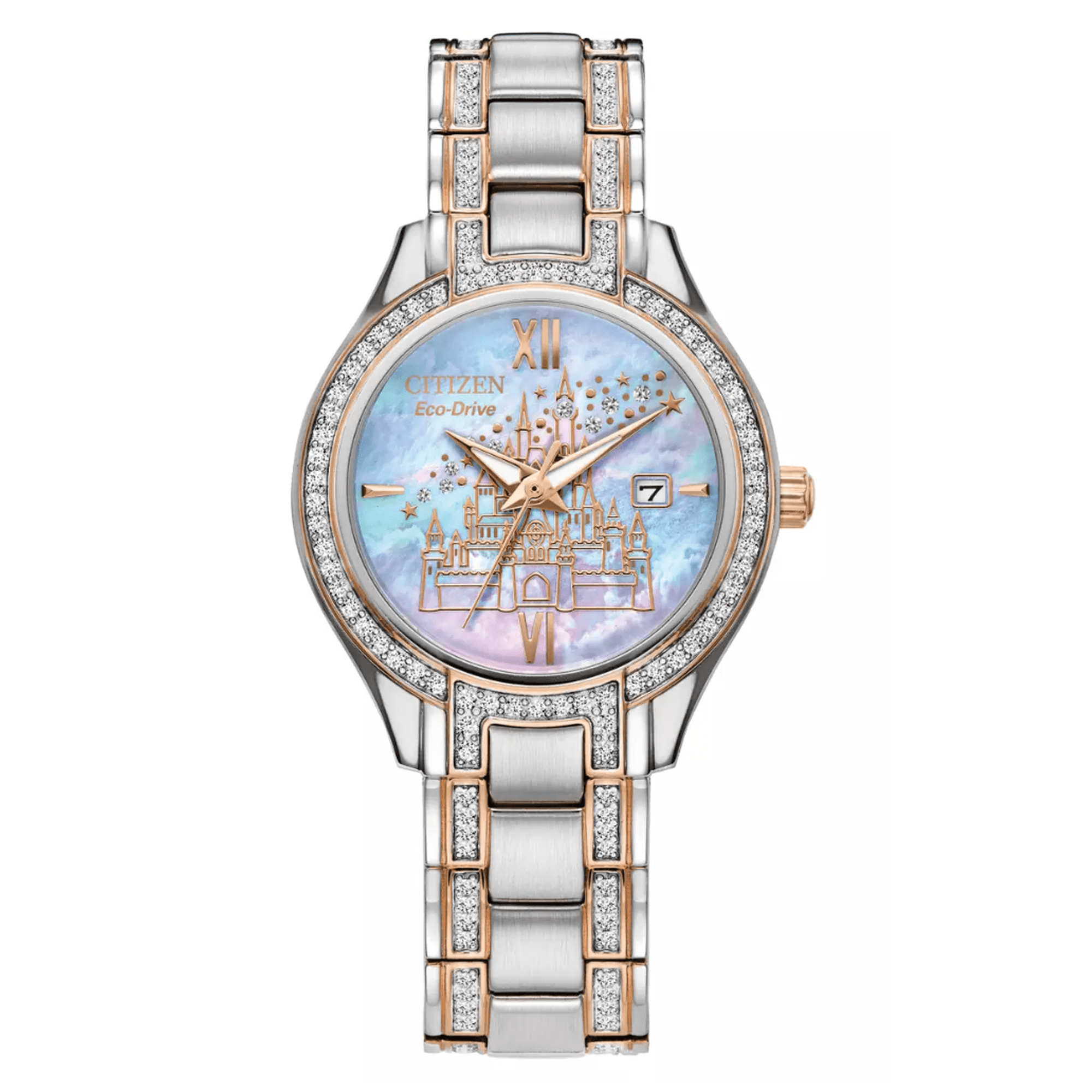 Disney Parks ''Castle Lights'' Eco-Drive Watch Adults by Citizen New With Tag