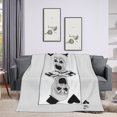 thumbnail image 2 of Terrifier Air Conditioning Blanket Lightweight Thermal Bed Quilt Ultra Cozy Throw Blanket Tapestry For Bedding Sofa And Travel 66" X 90", 2 of 7