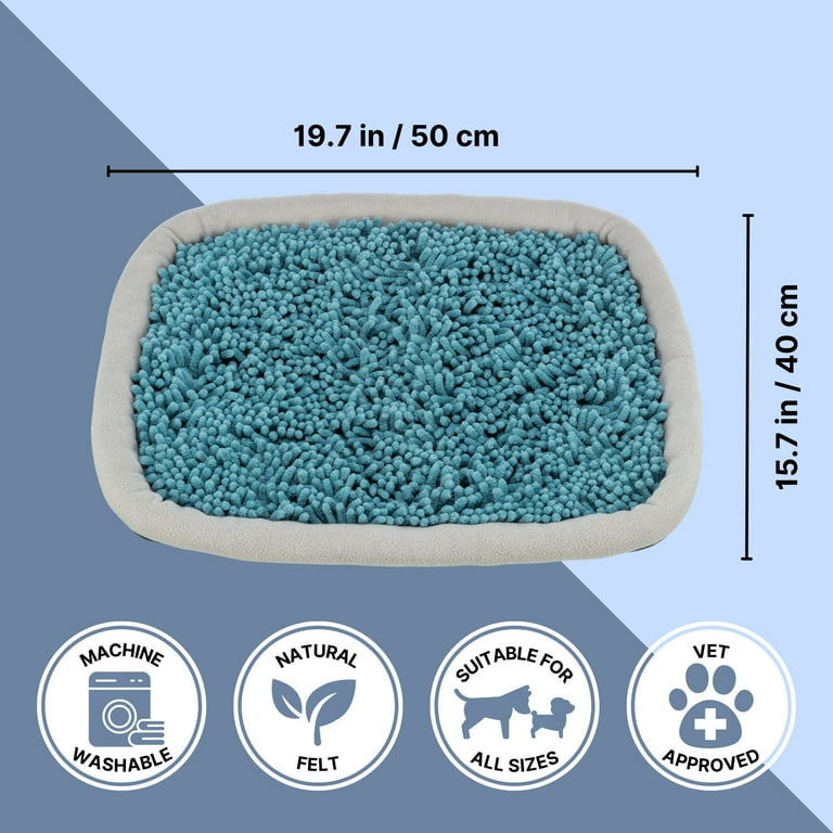 リファイン　サブマット TRIXIE Snuffle & Seek Plate, Sniff Mat, Slow Feeder, Level 1