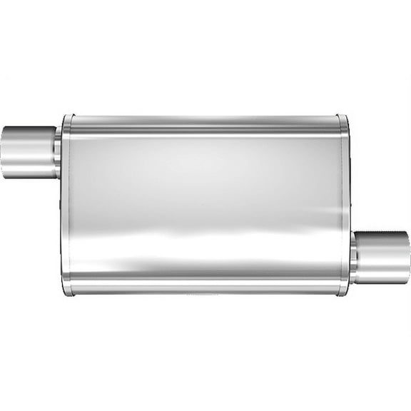 MagnaFlow Muffler Trb SS 4X9 14 2.5/2.5