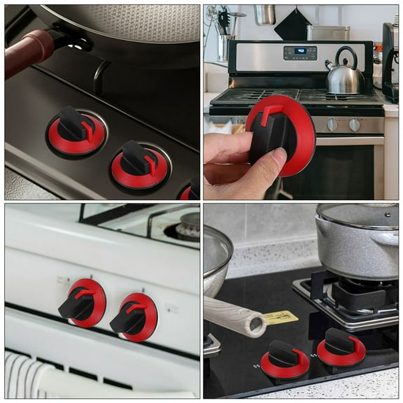 SWETRACE gas stove knob Stove Knob ABS Flame Adjustment Restaurants Culinary Settings 3pcs