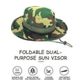 thumbnail image 4 of Fesfesfes Outddor Sun Hat Bucket Hat Unisex Summer Bush Fishing Hiking Round Camouflage Cap, 4 of 5