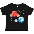thumbnail image 3 of Inktastic Planetary Playdate Cute Earth, Mars, and Moons Boys or Girls Toddler T-Shirt, 3 of 5