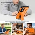 thumbnail image 5 of SELOZKE Compatible with Samsung Galaxy S25 2025 Orange Phone Holder, Magnetic Protective Phone Case, 5 of 9