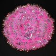 thumbnail image 1 of unique Pink Christmas Tinsel Garland 20ft/6m, Iridescent Metallic, 1 of 1