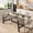 Pear Wood Color, variant on Panapinka 70.87" Industrial Style Dining Table for 6-8 with Sturdy Metal Frame and Wooden Top, Large Kitchen and Dining Room Table Gray