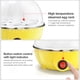 thumbnail image 2 of Huevo Al Vapor Mini escalfador de huevos de cocina, vaporizador eléctrico de 2 capas para huevos, apagado automático (amarillo) Hugtrwg Libre de BPA, 2 of 9
