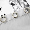 thumbnail image 4 of Erosebridal Sketch Donkey "Hello Sweet Cheeks" Print Curtains Pack of 2 (42x84 Each), Funny Farm Curtains Blackout for Kids Boys and Girls, 4 of 6
