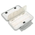 thumbnail image 1 of Fishing Tackle Box, Portable Fishing Tackle Box ABS Waterproof Fishing Tackle Box Bait Lure Hooks Fishing Tackle Organizer Storage Case Organizer Container Accessory, 1 of 7